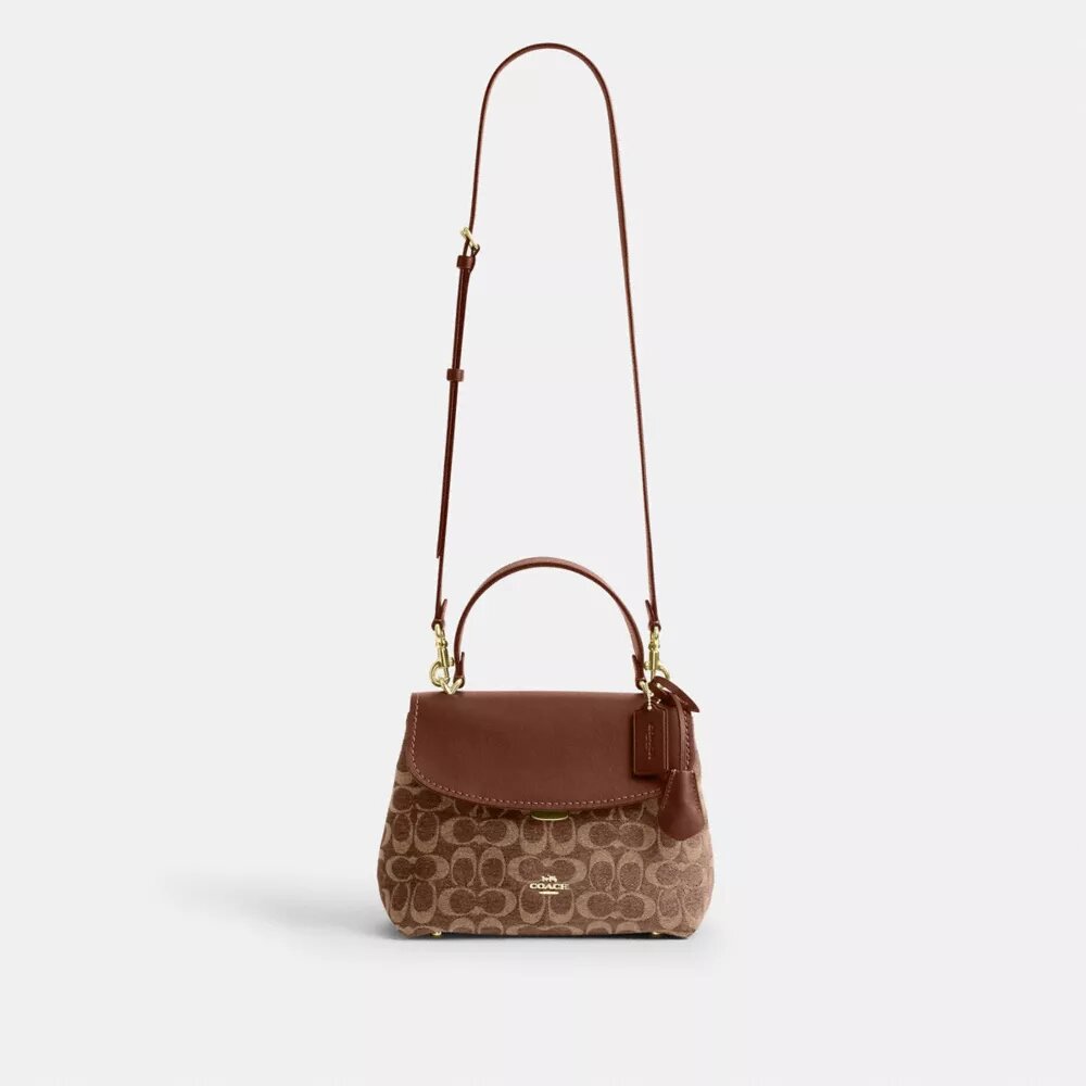 Emory-Tasche mit Tragegriffen aus charakteristischem Chenille