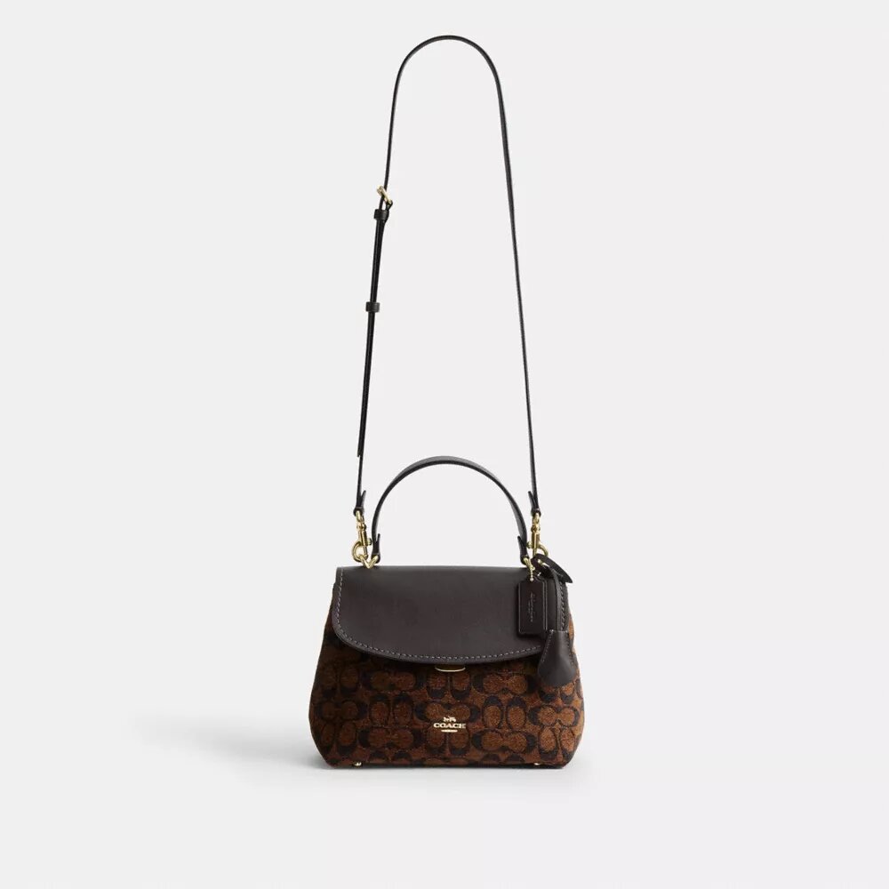 Emory-Tasche mit Tragegriffen aus charakteristischem Chenille