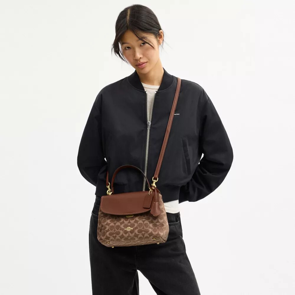 Emory-Tasche mit Tragegriffen aus charakteristischem Chenille