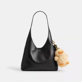 Entchen-Taschenanhänger aus Lammfell