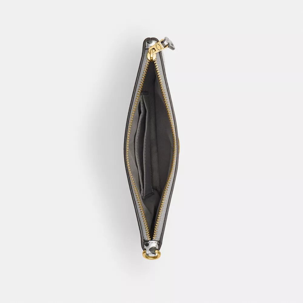 Essential – kleine Handgelenktasche mit Herz-Print