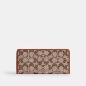Essential Slim Geldbörse aus Crystal Signature Jacquard