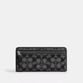 Essential Slim Geldbörse aus Crystal Signature Jacquard