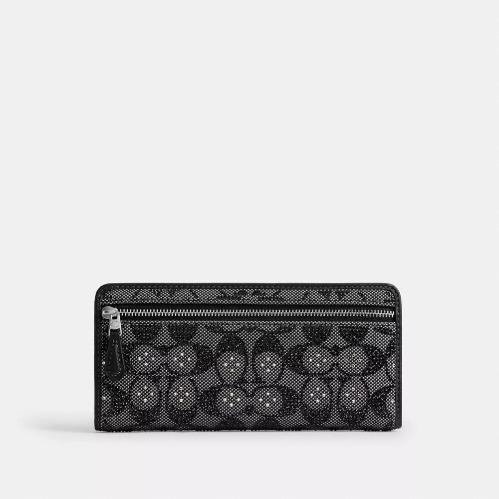 Essential Slim Geldbörse aus Crystal Signature Jacquard
