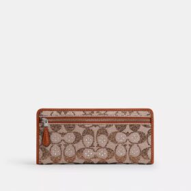 Essential Slim Geldbörse aus Crystal Signature Jacquard