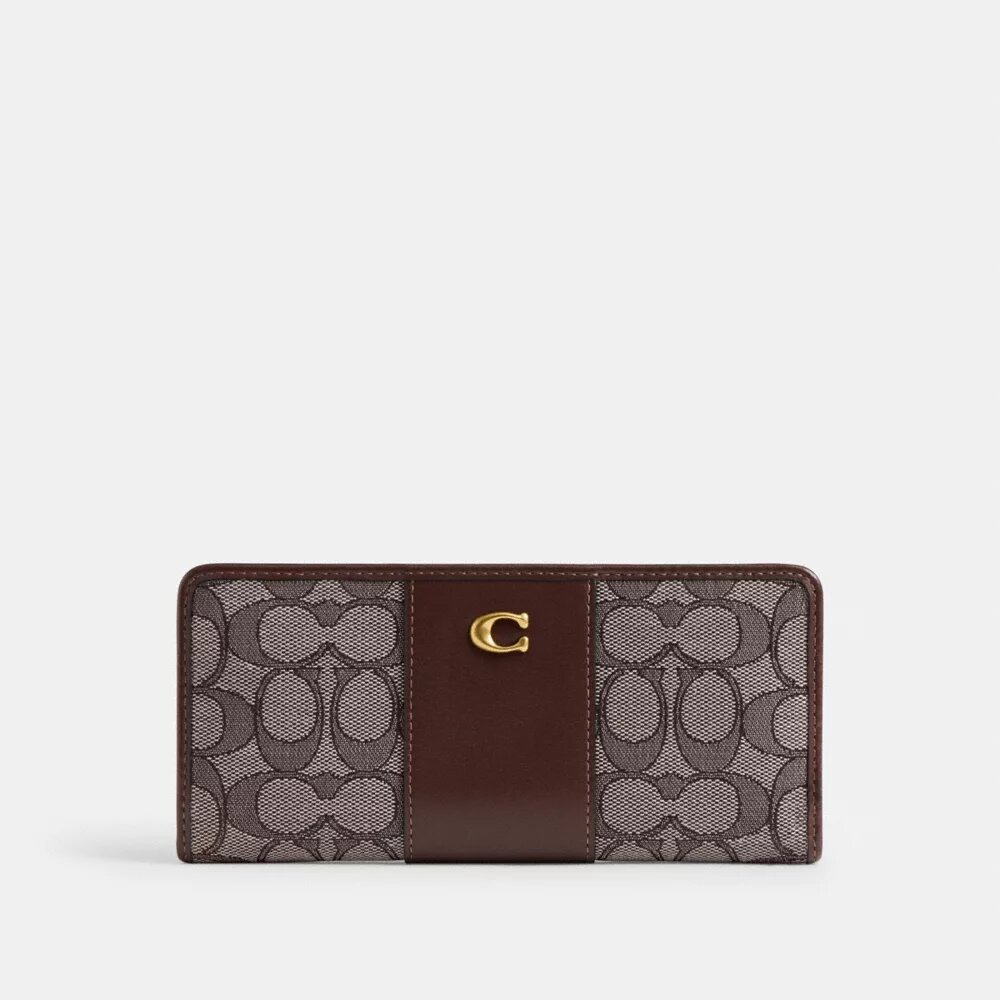 Essential Slim Geldbörse aus unserem charakteristischen Jacquard