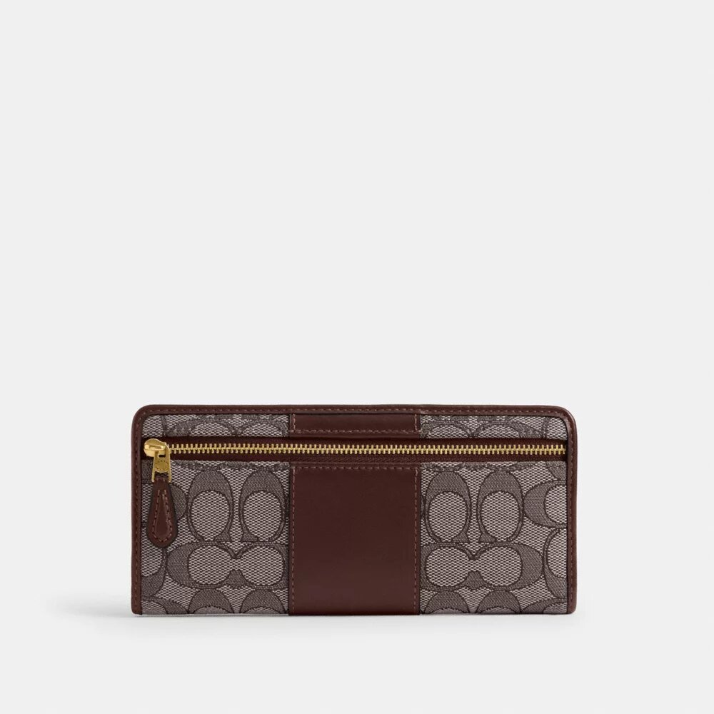 Essential Slim Geldbörse aus unserem charakteristischen Jacquard
