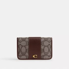 Essential Slim-Kartenetui aus charakteristischem Jacquard