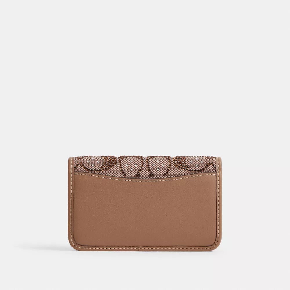 Essential Slim Kartenetui aus Crystal Signature Jacquard