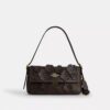 Etta Kleine Schultertasche mit Klappe und Blumenapplikation