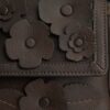 Etta Kleine Schultertasche mit Klappe und Blumenapplikation
