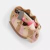 Evelyn-Schultertasche mit gestreiftem Patchwork