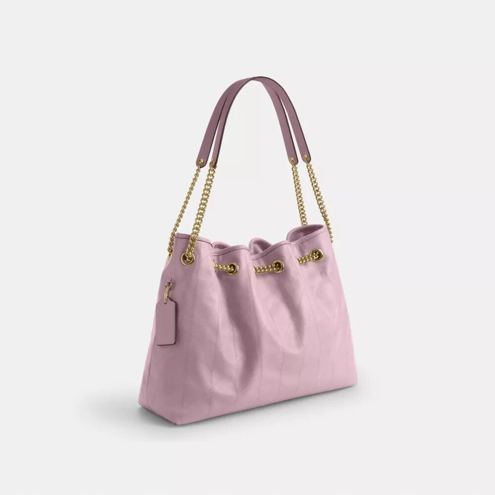 Evelyn-Schultertasche mit Steppung