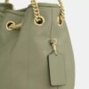 Evelyn-Schultertasche mit Steppung