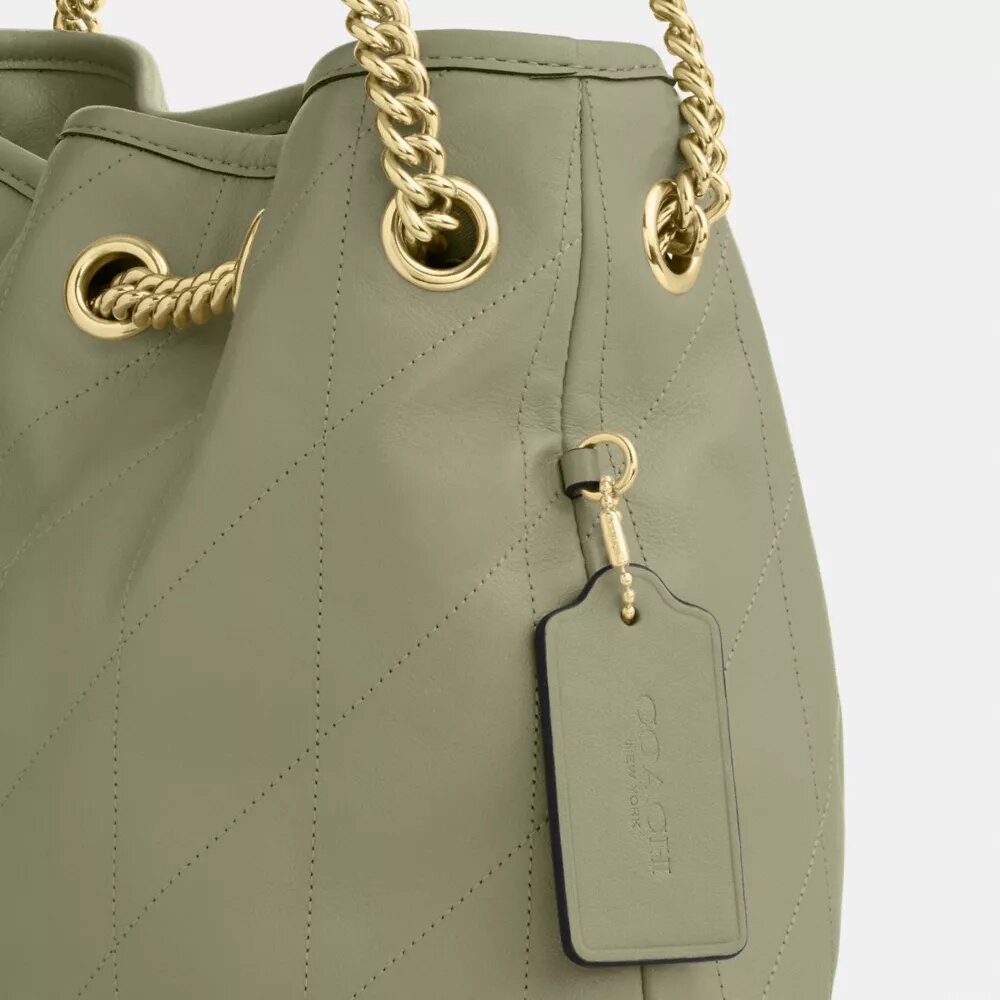 Evelyn-Schultertasche mit Steppung