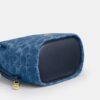 Faye Mini-Kordelzugtasche aus Signature-Denim