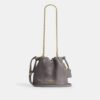 Faye Mini-Kordelzugtasche mit Steppung
