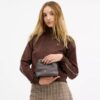 Faye Mini-Kordelzugtasche mit Steppung