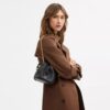 Faye Mini-Kordelzugtasche mit Steppung