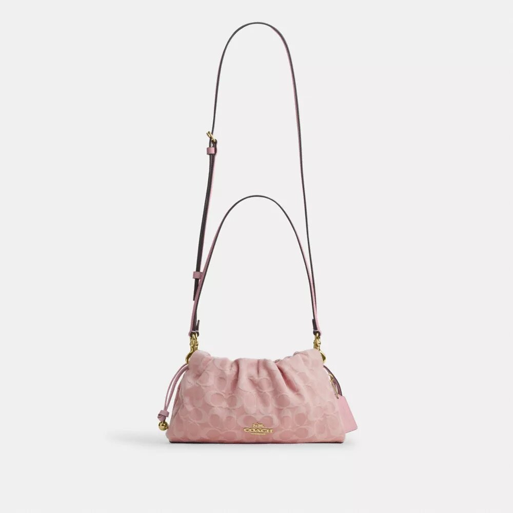 Faye-Schultertasche aus charakteristischem Denim