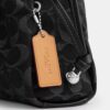 Faye-Schultertasche aus Signature-Denim