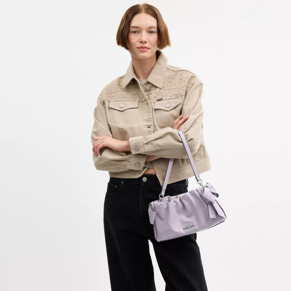 Faye-Schultertasche mit Schleifen