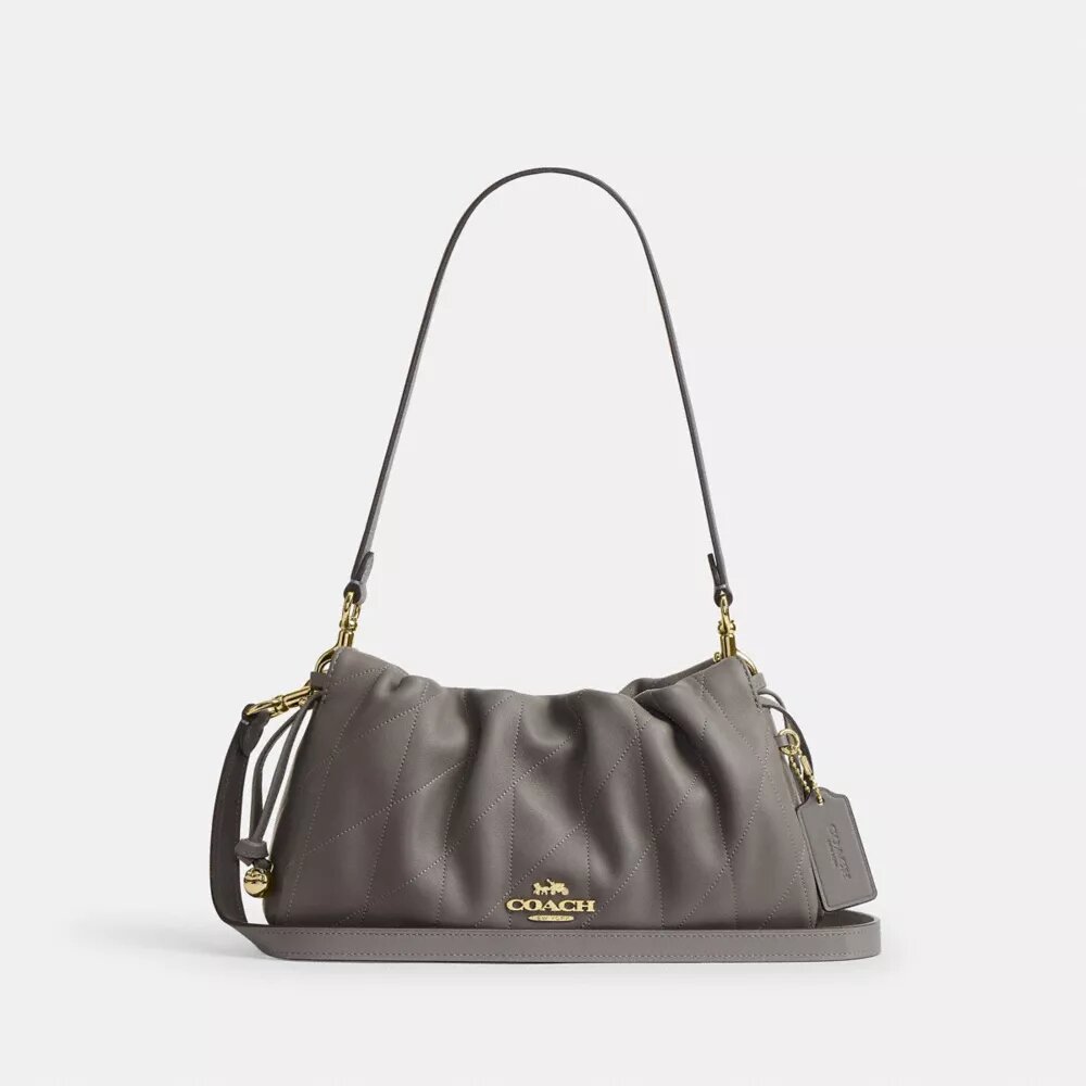 Faye-Schultertasche mit Steppung