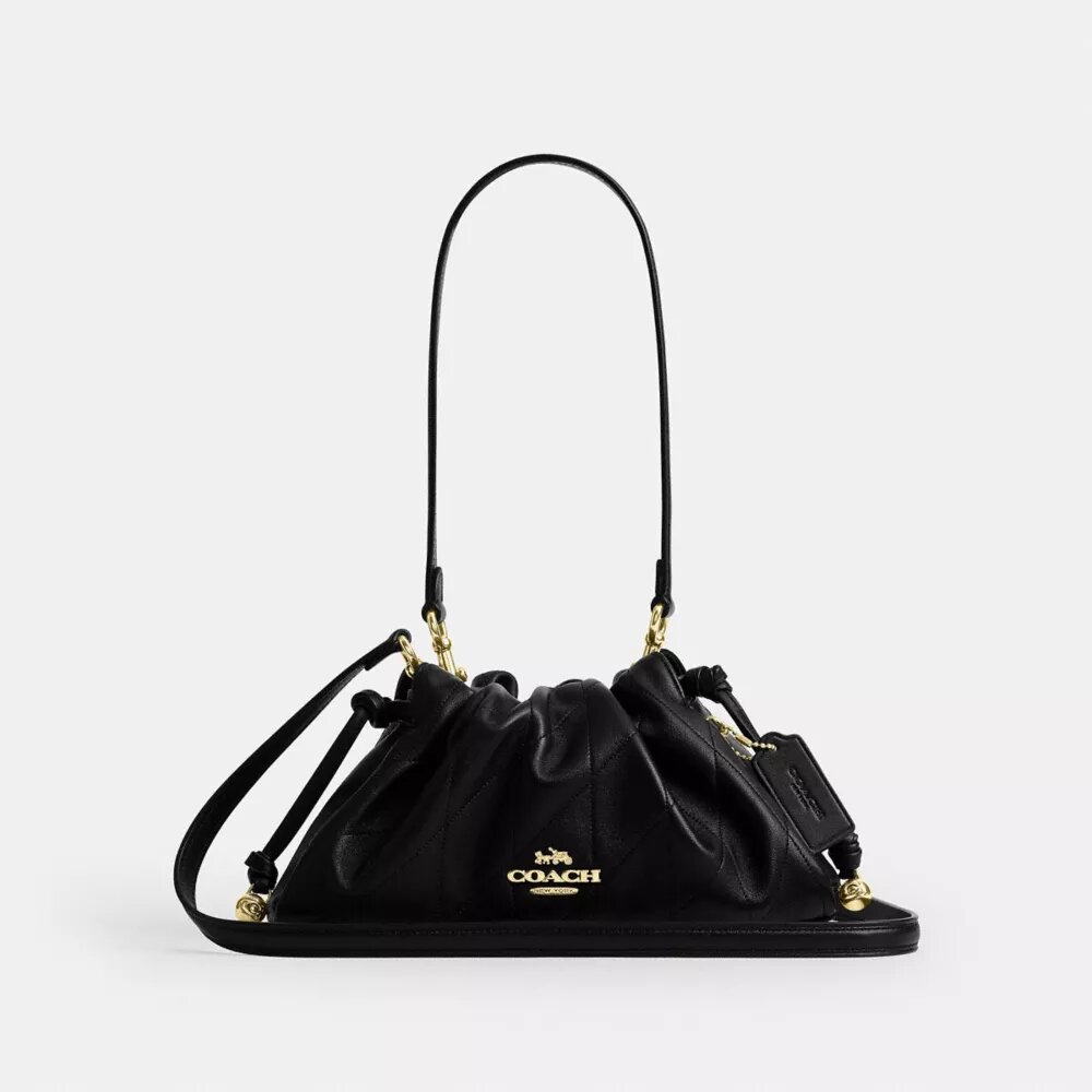 Faye-Schultertasche mit Steppung