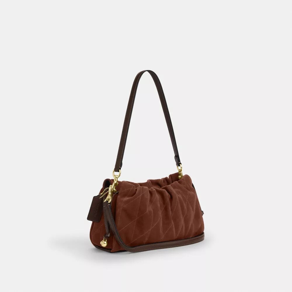 Faye-Schultertasche mit Steppung