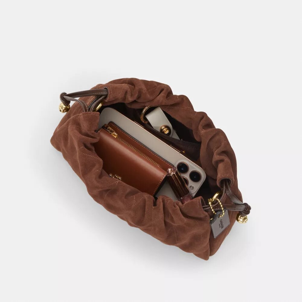 Faye-Schultertasche mit Steppung