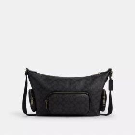 Finn Umhängetasche mit Taschen aus Signature Canvas