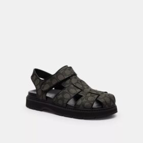 Fisherman-Sandale aus charakteristischem Jacquard