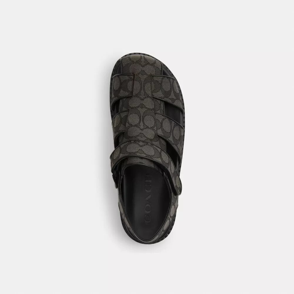 Fisherman-Sandale aus charakteristischem Jacquard