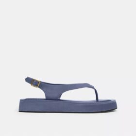 Flatform-Plateausandalen mit geformtem C