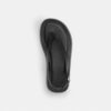 Flatform-Plateausandalen mit geformtem C