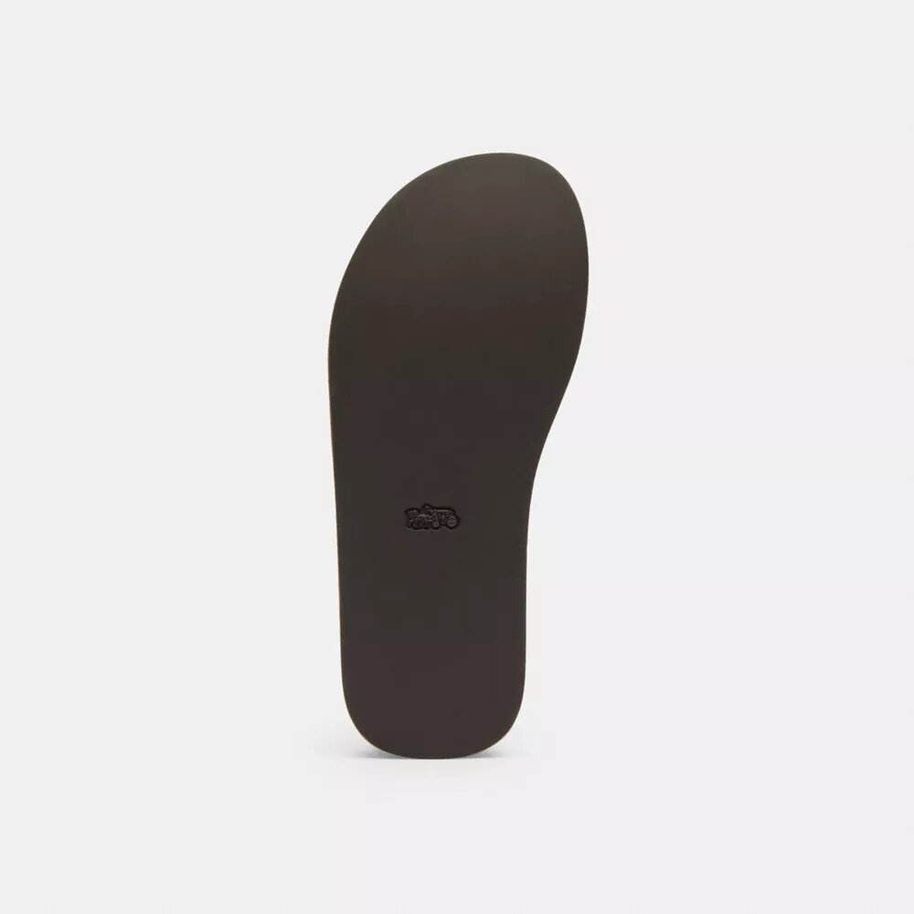 Flatform-Plateausandalen mit geformtem C
