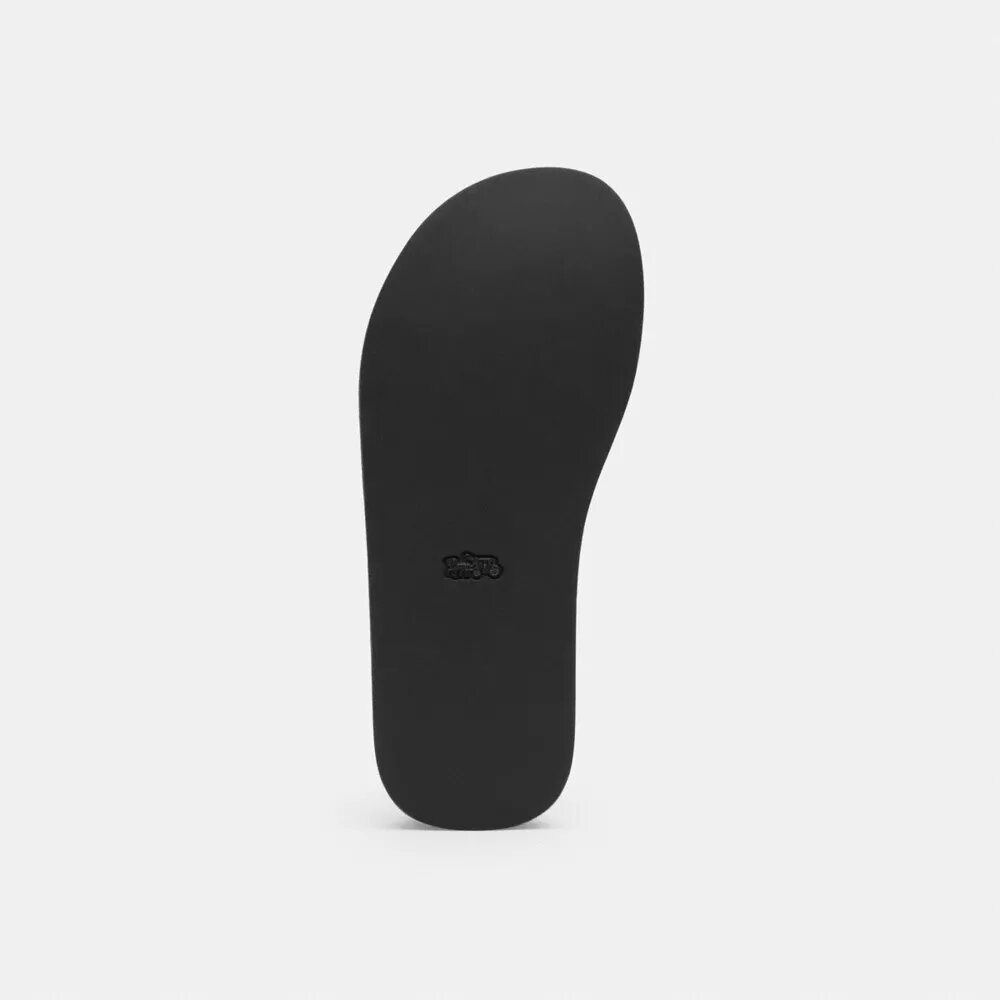 Flatform-Plateausandalen mit geformtem C