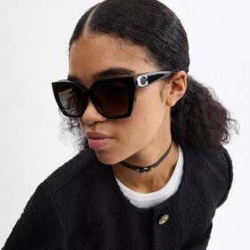 Full Fit Maxi Sculpted C Square Cat-Eye-Sonnenbrille
