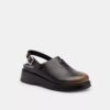 Geformte C-Plateau-Clogs aus „Loved“-Leder