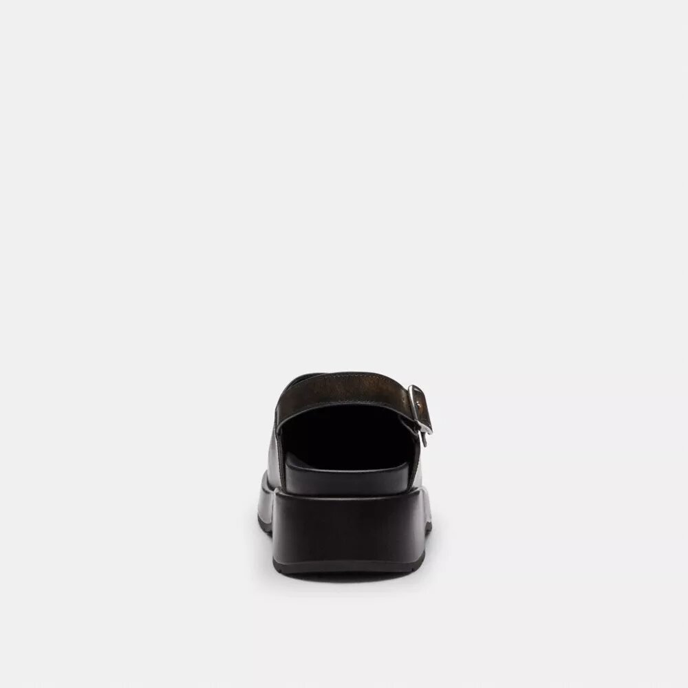Geformte C-Plateau-Clogs aus „Loved“-Leder