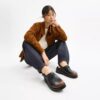 Geformte C-Plateau-Clogs aus „Loved“-Leder