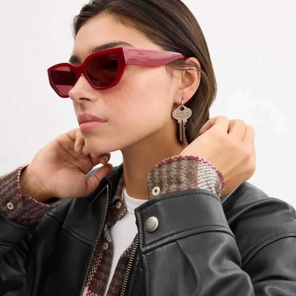 Geometrische Cat-Eye-Sonnenbrille
