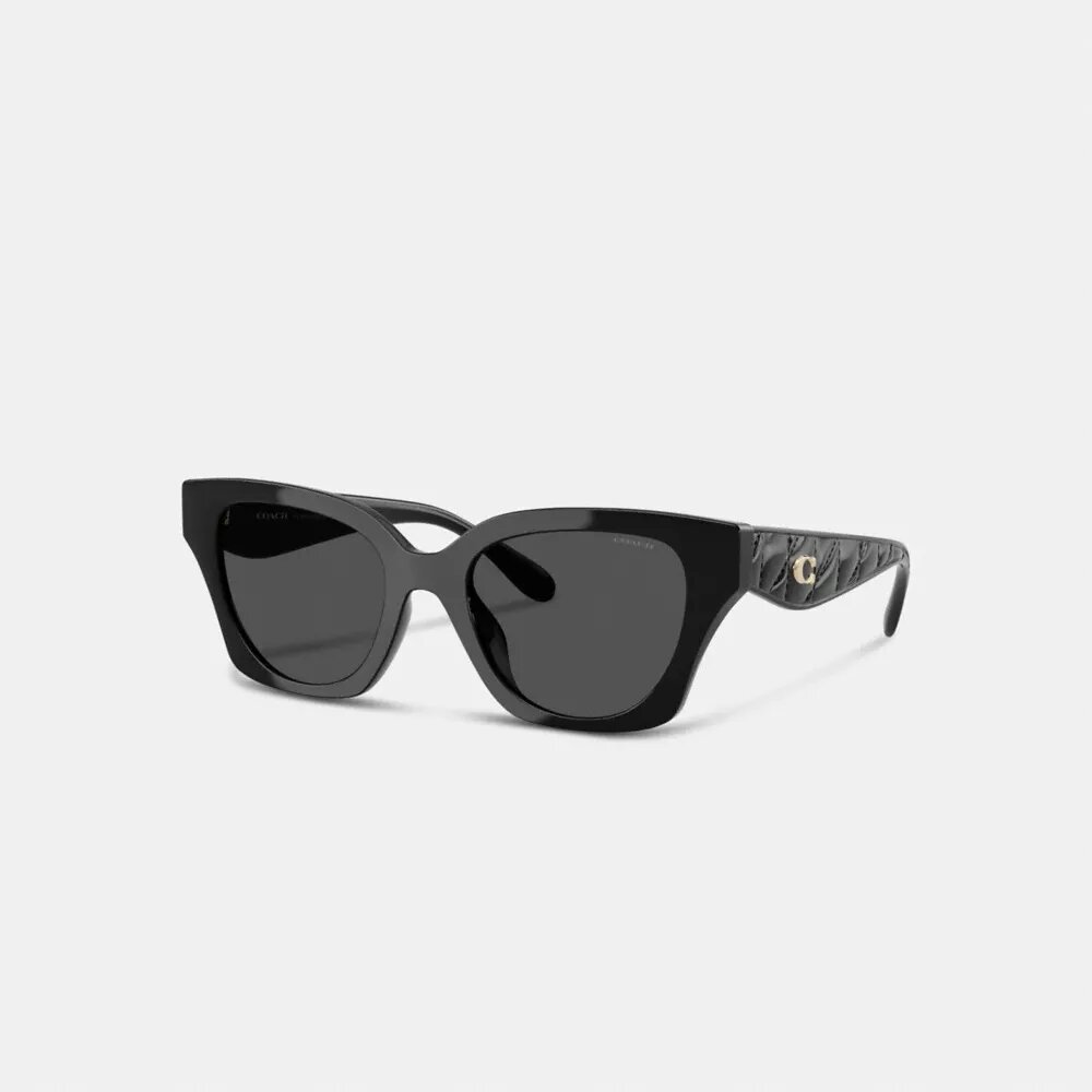 Gesteppte quadratische Sonnenbrille