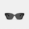 Gesteppte quadratische Sonnenbrille