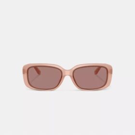 Gesteppte rechteckige Sonnenbrille