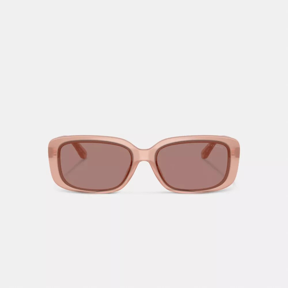 Gesteppte rechteckige Sonnenbrille