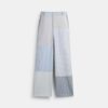 Gestreifte Patchwork-Hose
