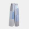 Gestreifte Patchwork-Hose