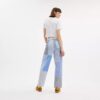 Gestreifte Patchwork-Hose
