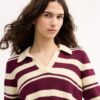 Gestreiftes Strick-Poloshirt